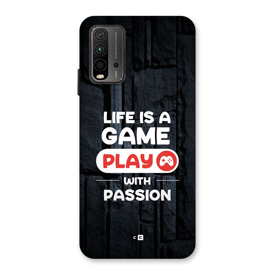 Play With Passion Back Case for Redmi 9 Power