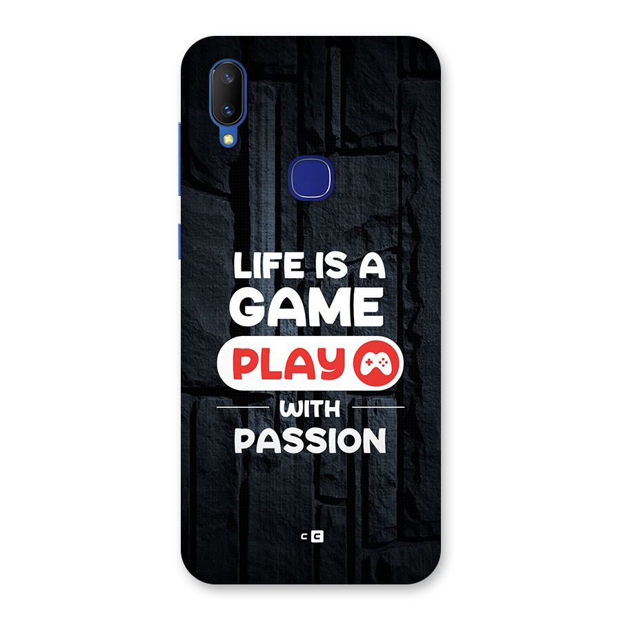 Play With Passion Back Case for Vivo V11