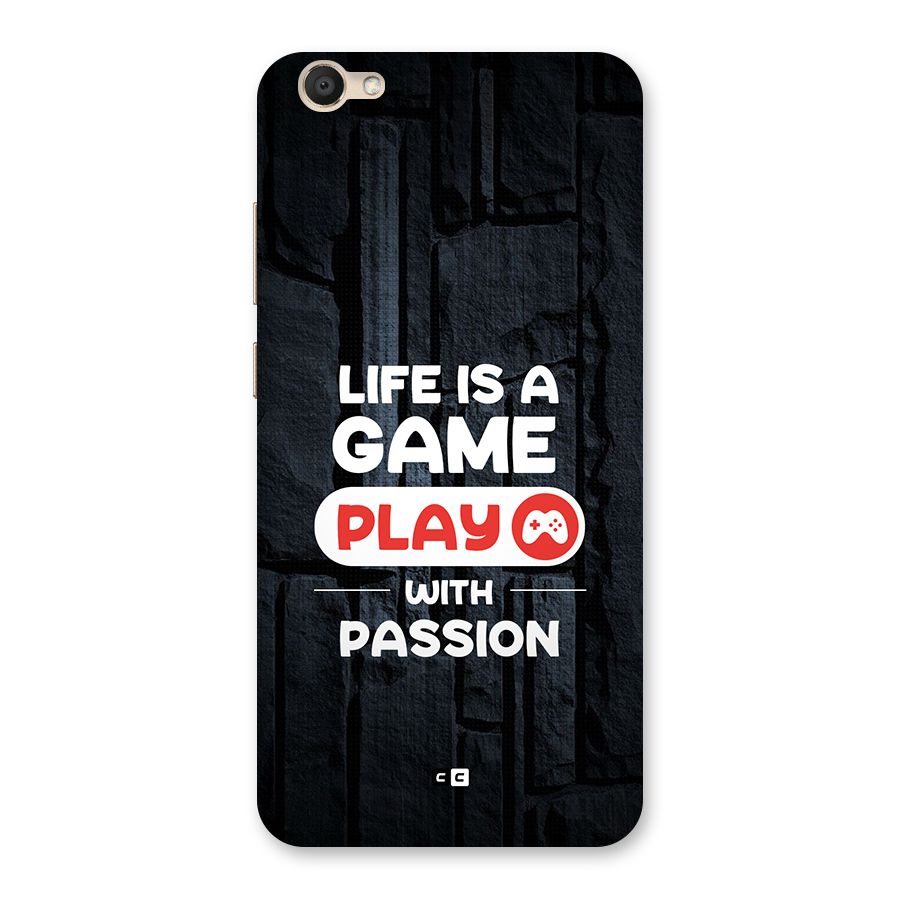 Play With Passion Back Case for Vivo V5