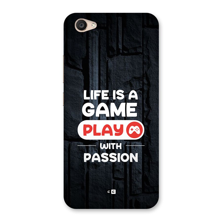 Play With Passion Back Case for Vivo V5 Plus