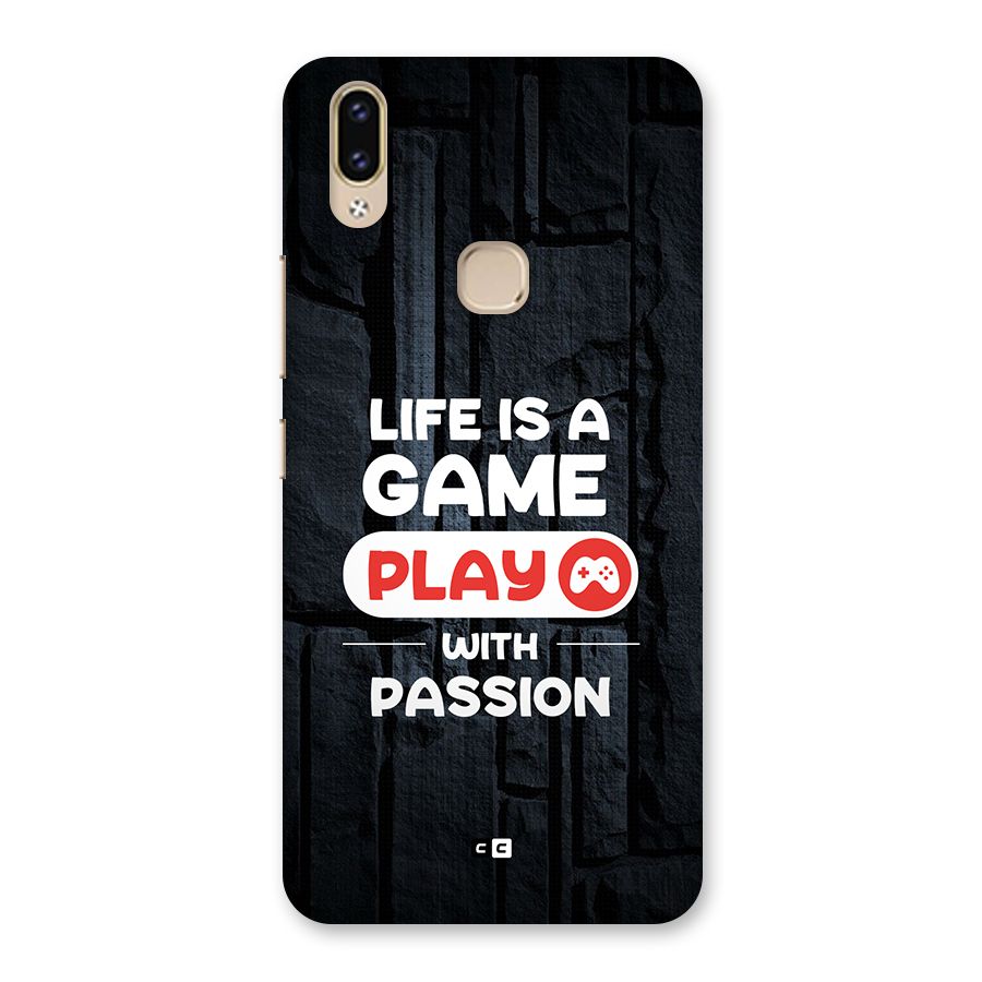 Play With Passion Back Case for Vivo V9 Youth