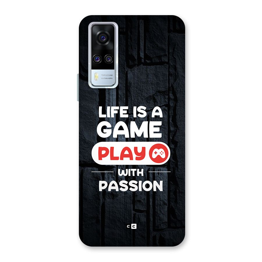 Play With Passion Back Case for Vivo Y31