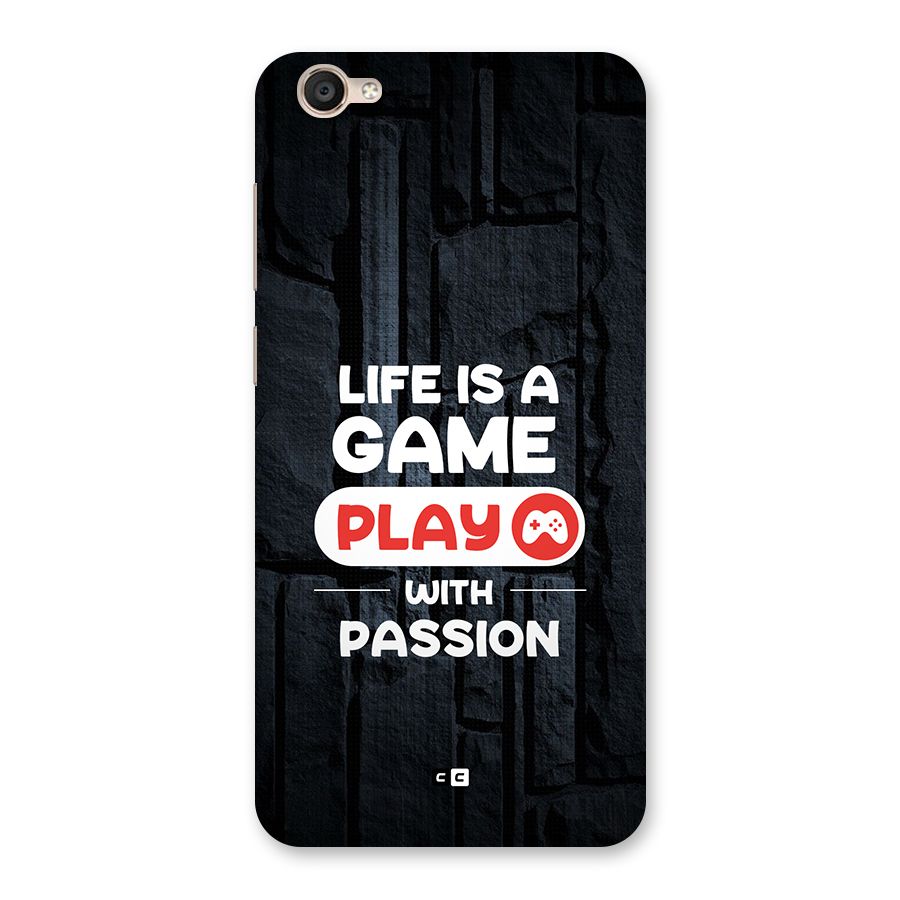 Play With Passion Back Case for Vivo Y55L