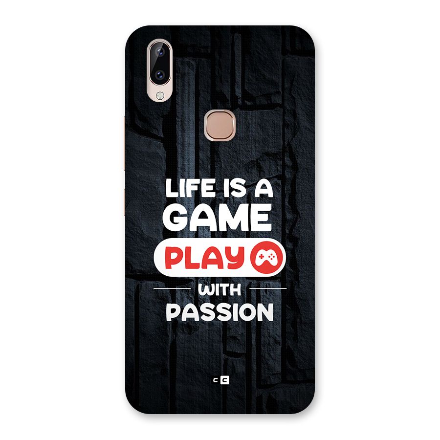 Play With Passion Back Case for Vivo Y83 Pro