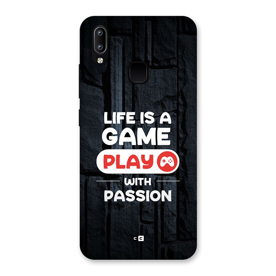Play With Passion Back Case for Vivo Y93