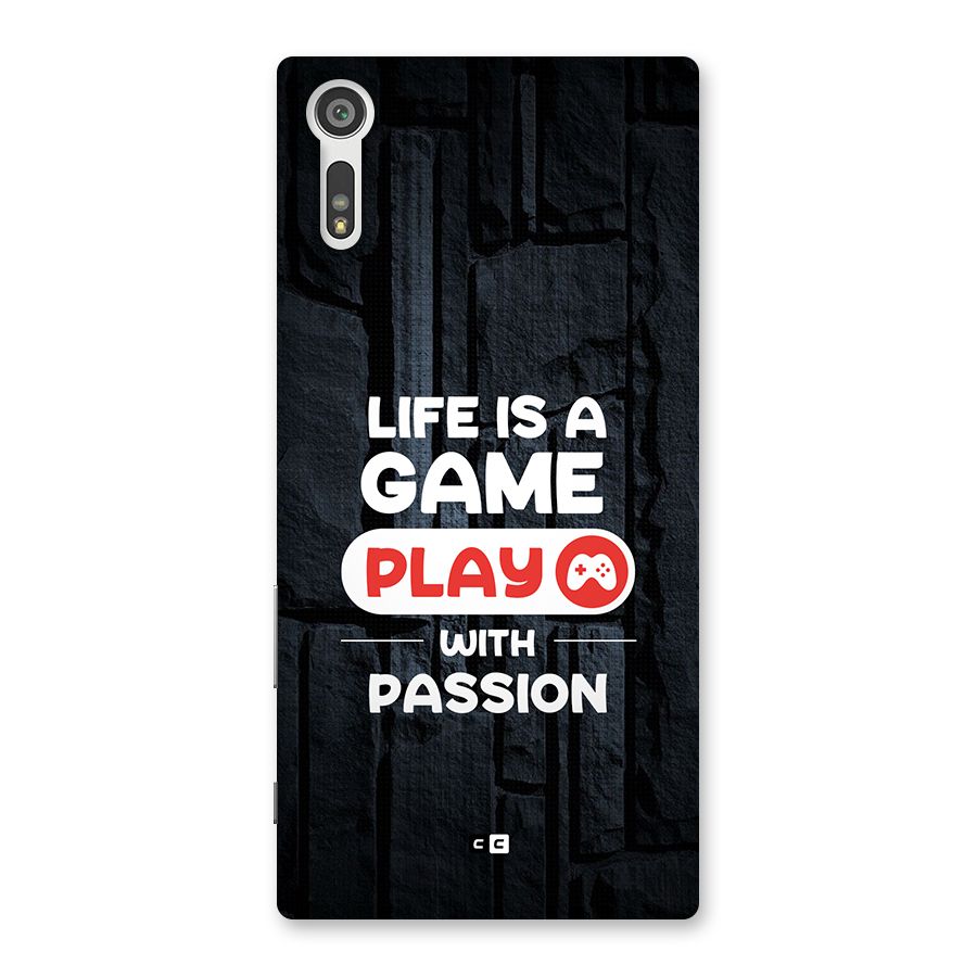 Play With Passion Back Case for Xperia XZ