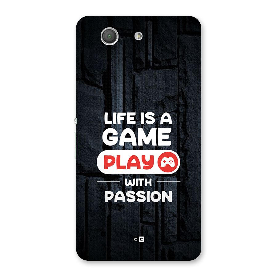 Play With Passion Back Case for Xperia Z3 Compact