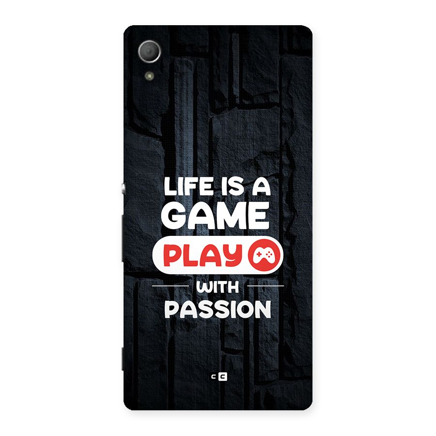 Play With Passion Back Case for Xperia Z3 Plus