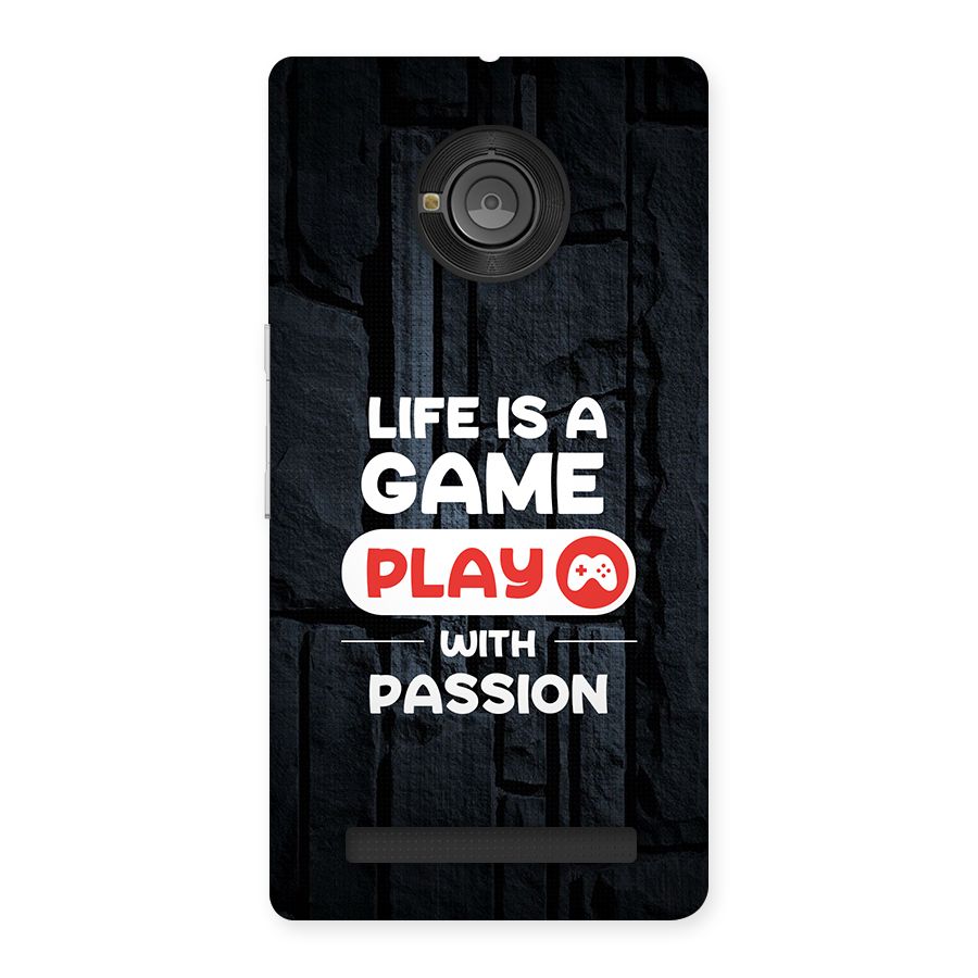 Play With Passion Back Case for Yunique
