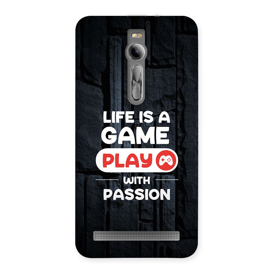 Play With Passion Back Case for Zenfone 2