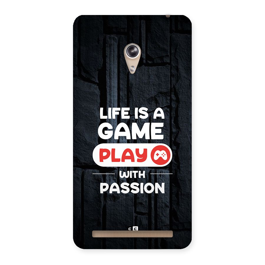 Play With Passion Back Case for Zenfone 6