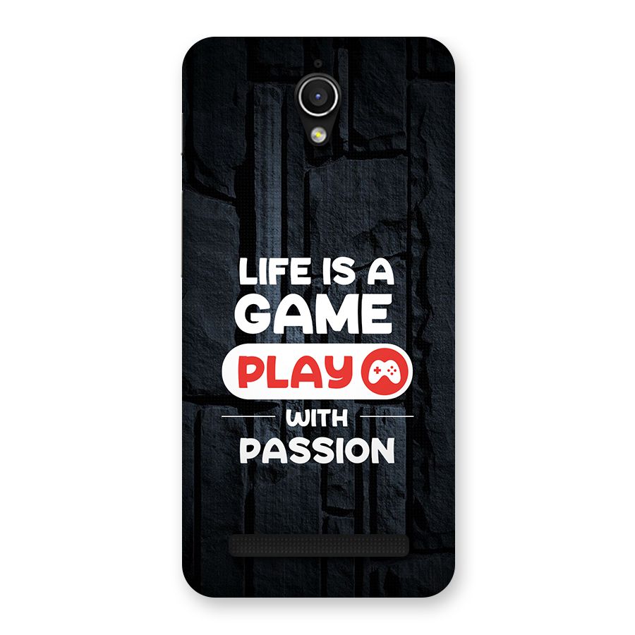Play With Passion Back Case for Zenfone Go