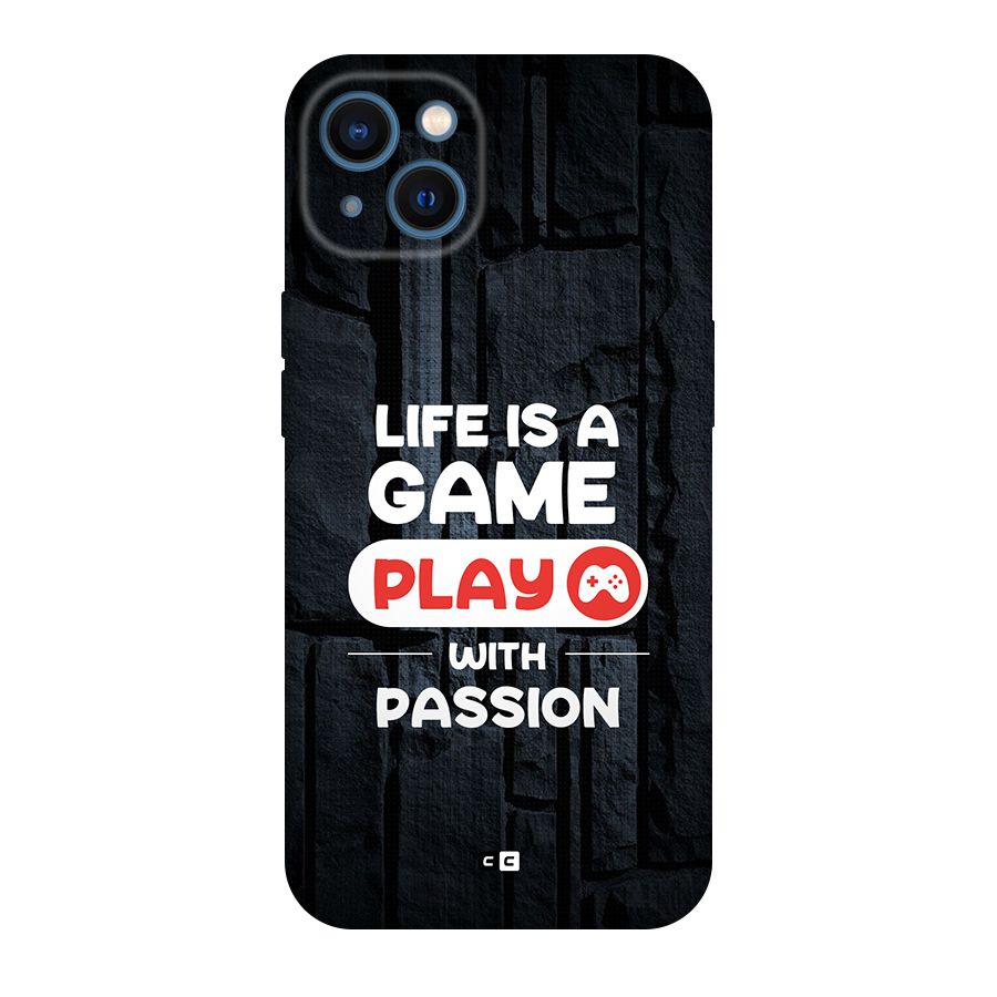 Play With Passion Back Case for iPhone 13