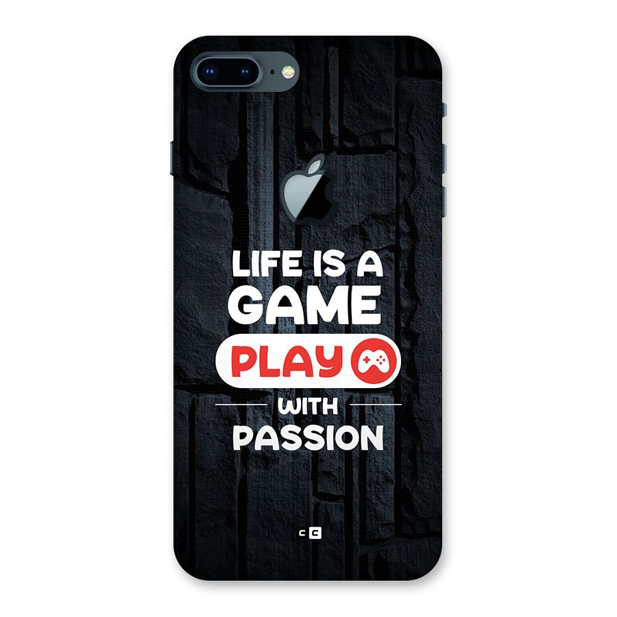 Play With Passion Back Case for iPhone 7 Plus Apple Cut