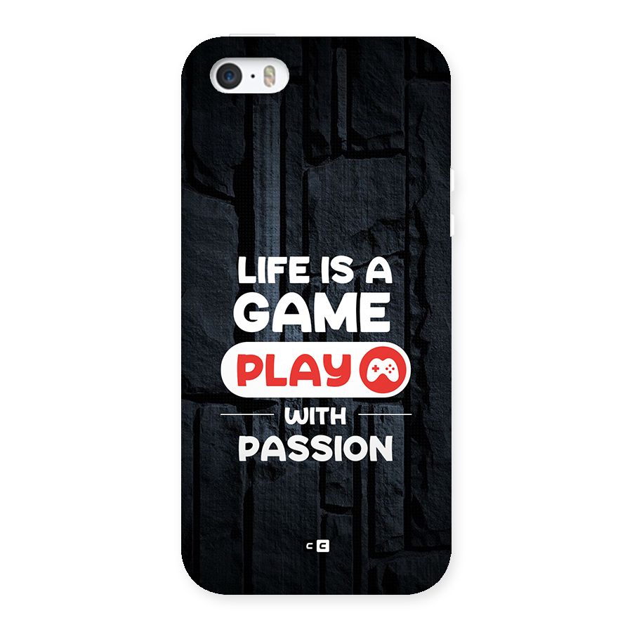 Play With Passion Back Case for iPhone SE 2016