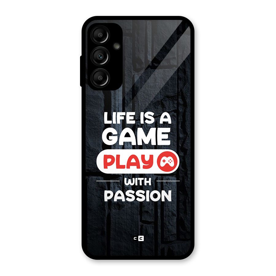 Play With Passion Glass Back Case for Galaxy A14 5G