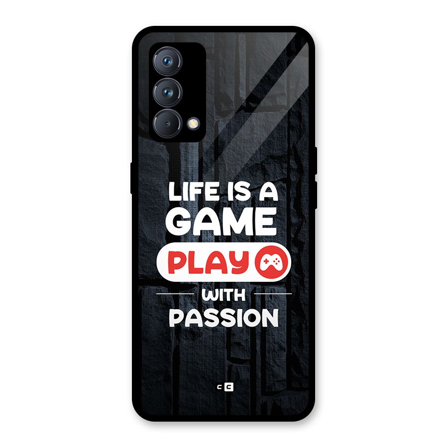 Play With Passion Glass Back Case for Realme GT Master Edition