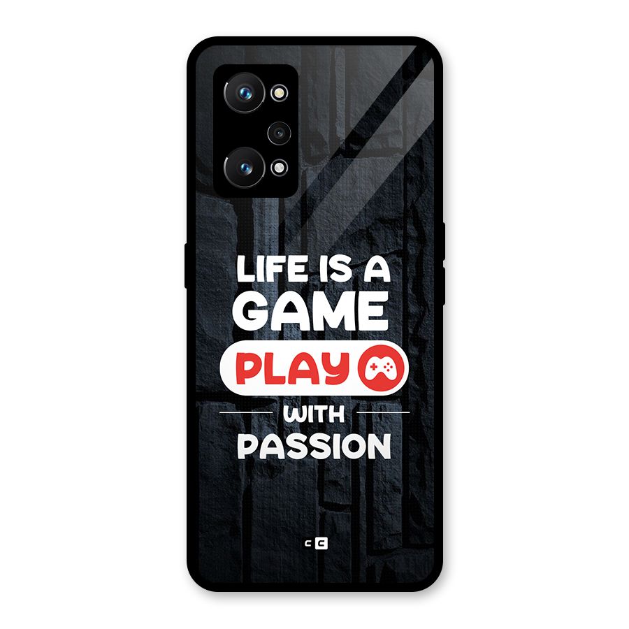 Play With Passion Glass Back Case for Realme GT Neo 3T