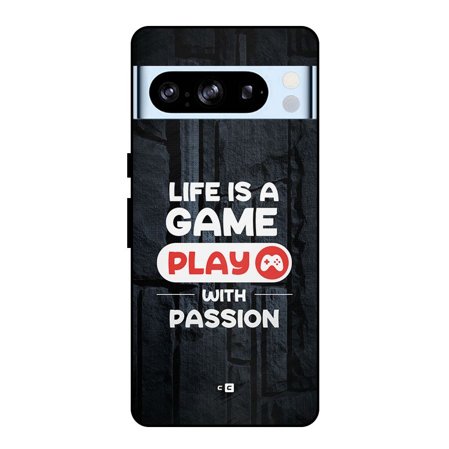 Play With Passion Metal Back Case for Google Pixel 8 Pro