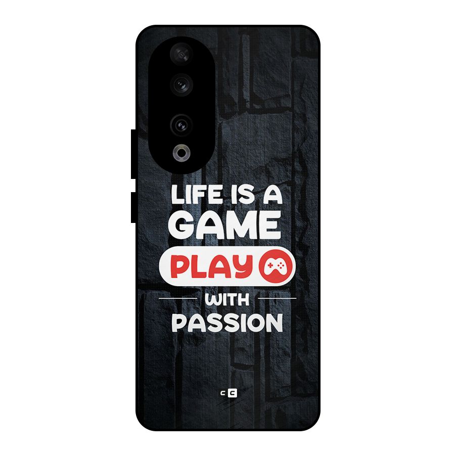 Play With Passion Metal Back Case for Honor 90