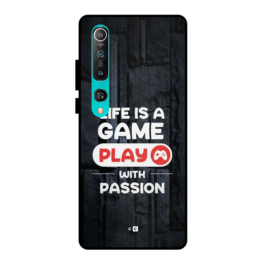 Play With Passion Metal Back Case for Mi 10