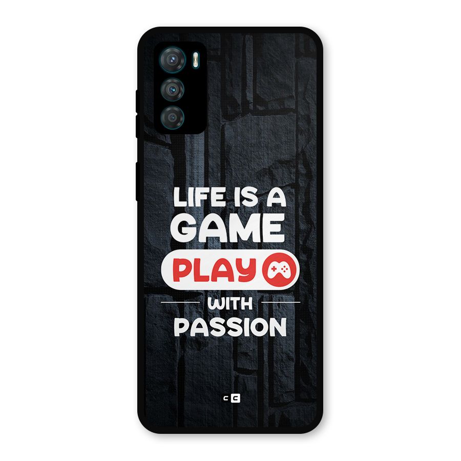 Play With Passion Metal Back Case for Moto G42