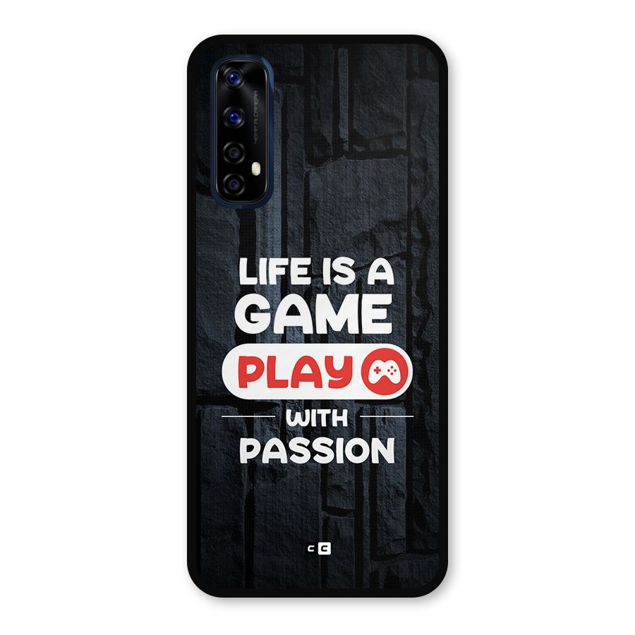 Play With Passion Metal Back Case for Realme 7