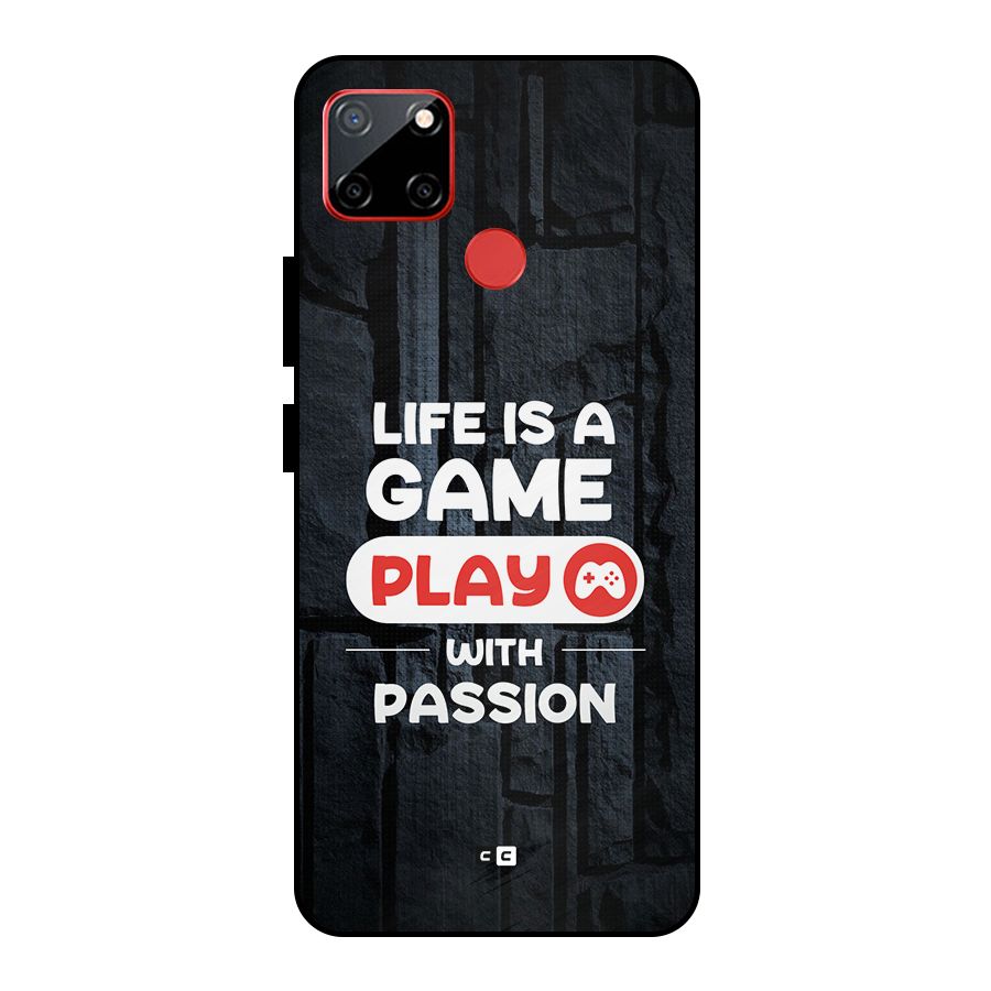 Play With Passion Metal Back Case for Realme C12