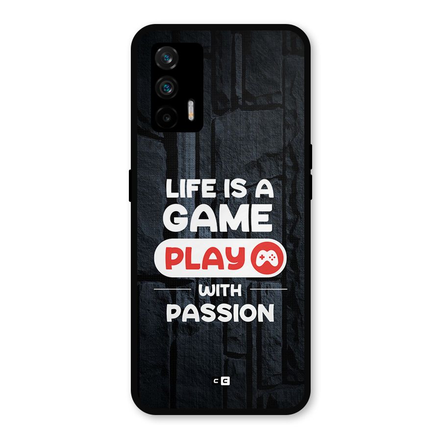 Play With Passion Metal Back Case for Realme GT 5G