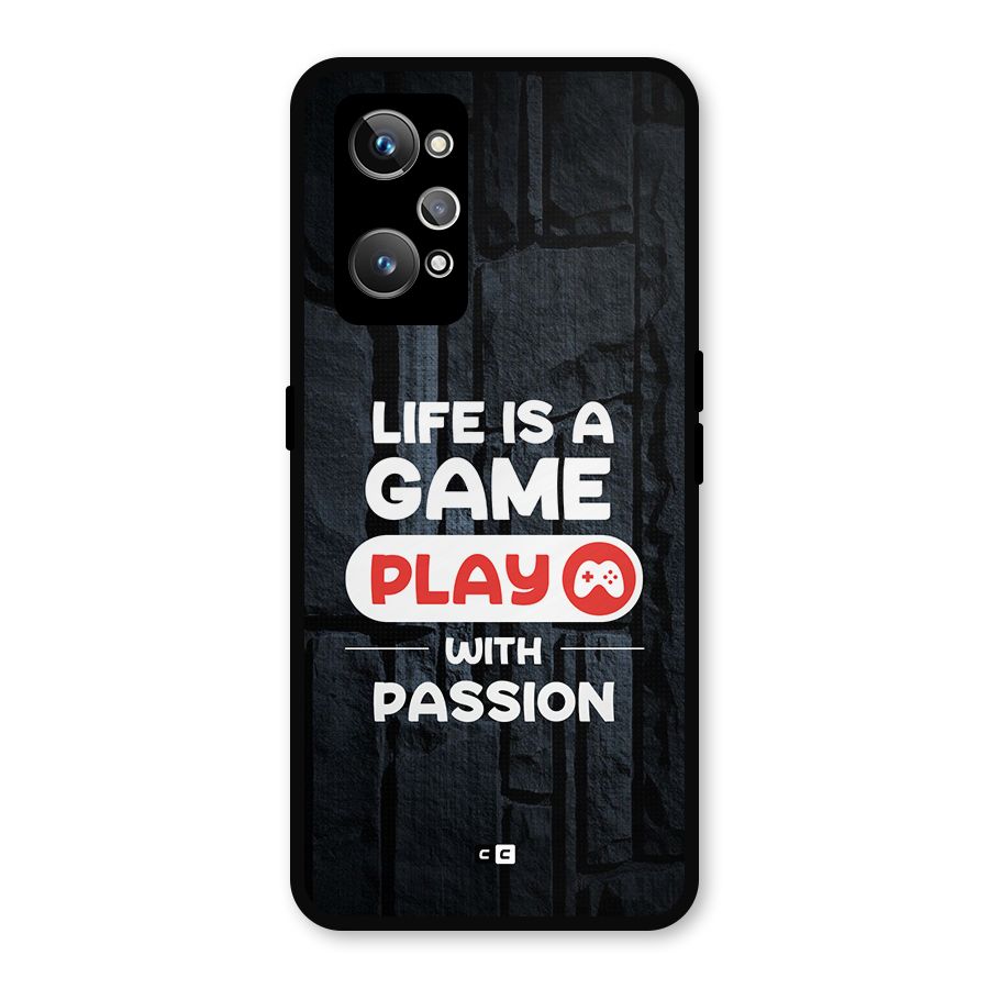 Play With Passion Metal Back Case for Realme GT Neo2