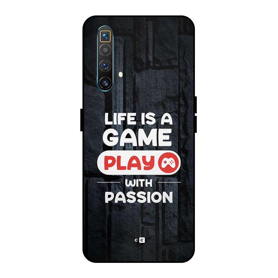 Play With Passion Metal Back Case for Realme X3