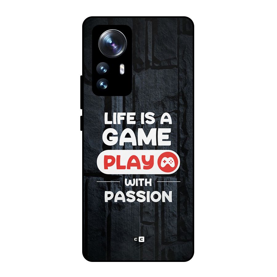 Play With Passion Metal Back Case for Xiaomi 12 Pro