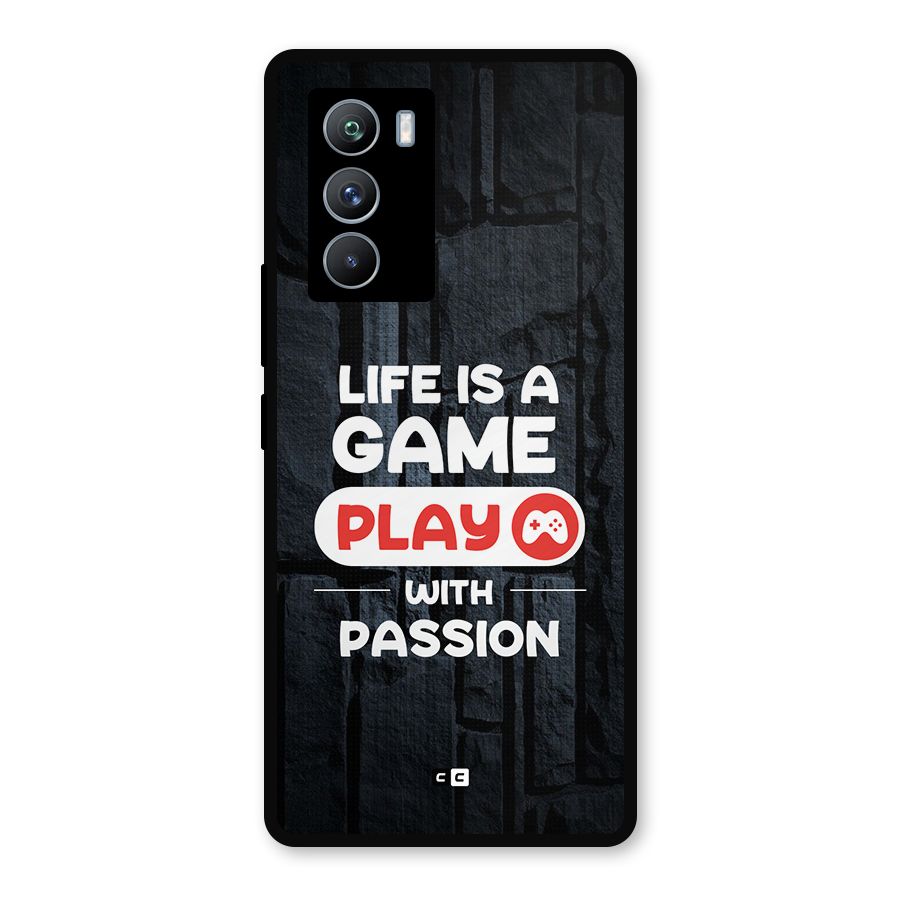 Play With Passion Metal Back Case for iQOO 9 SE