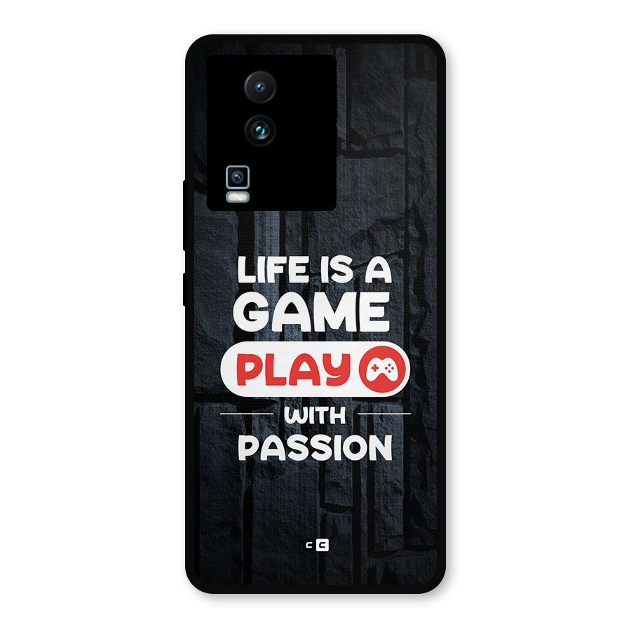 Play With Passion Metal Back Case for iQOO Neo 7