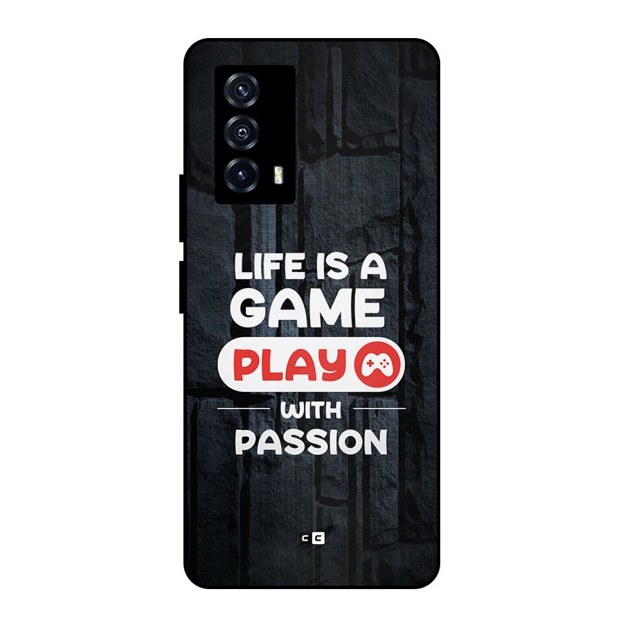 Play With Passion Metal Back Case for iQOO Z5