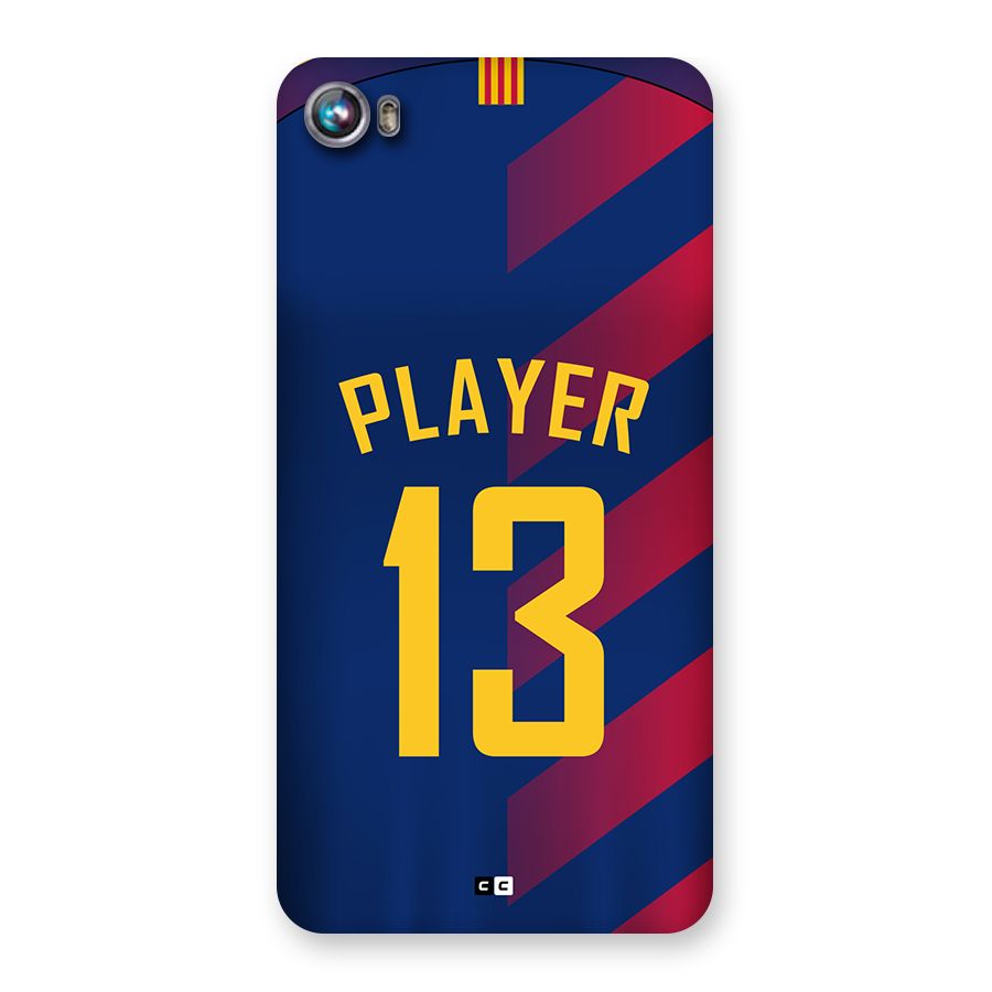 Player Thirteen Back Case for Canvas Fire 4 (A107)