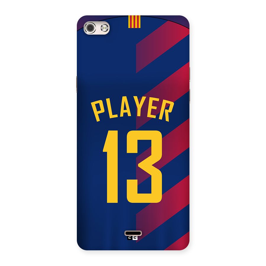 Player Thirteen Back Case for Canvas Silver 5