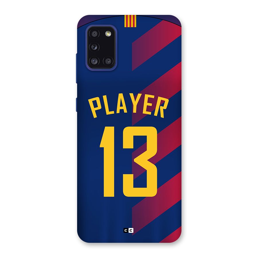 Player Thirteen Back Case for Galaxy A31
