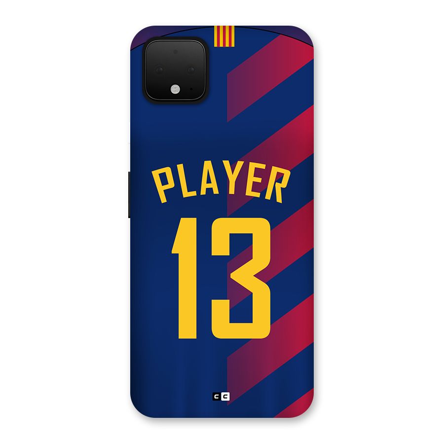 Player Thirteen Back Case for Google Pixel 4 XL