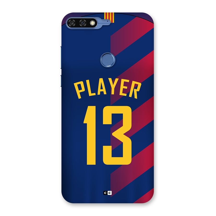 Player Thirteen Back Case for Honor 7C