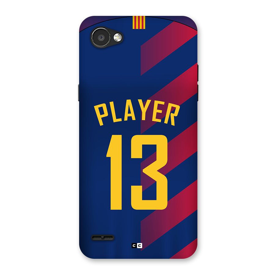Player Thirteen Back Case for LG Q6