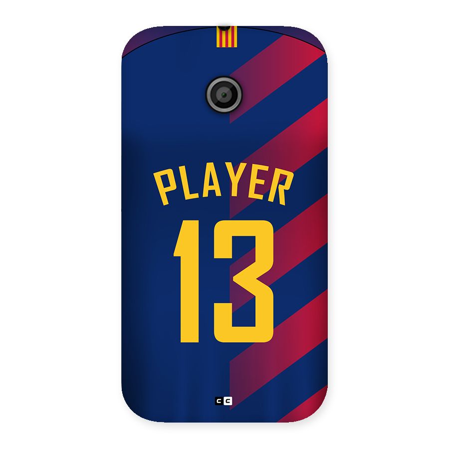 Player Thirteen Back Case for Moto E