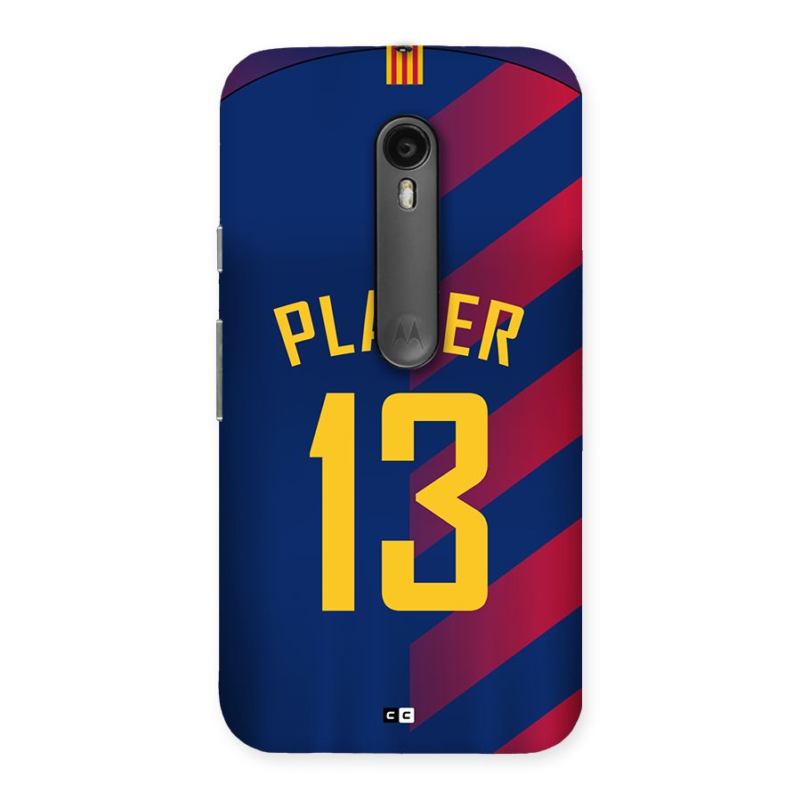 Player Thirteen Back Case for Moto G3