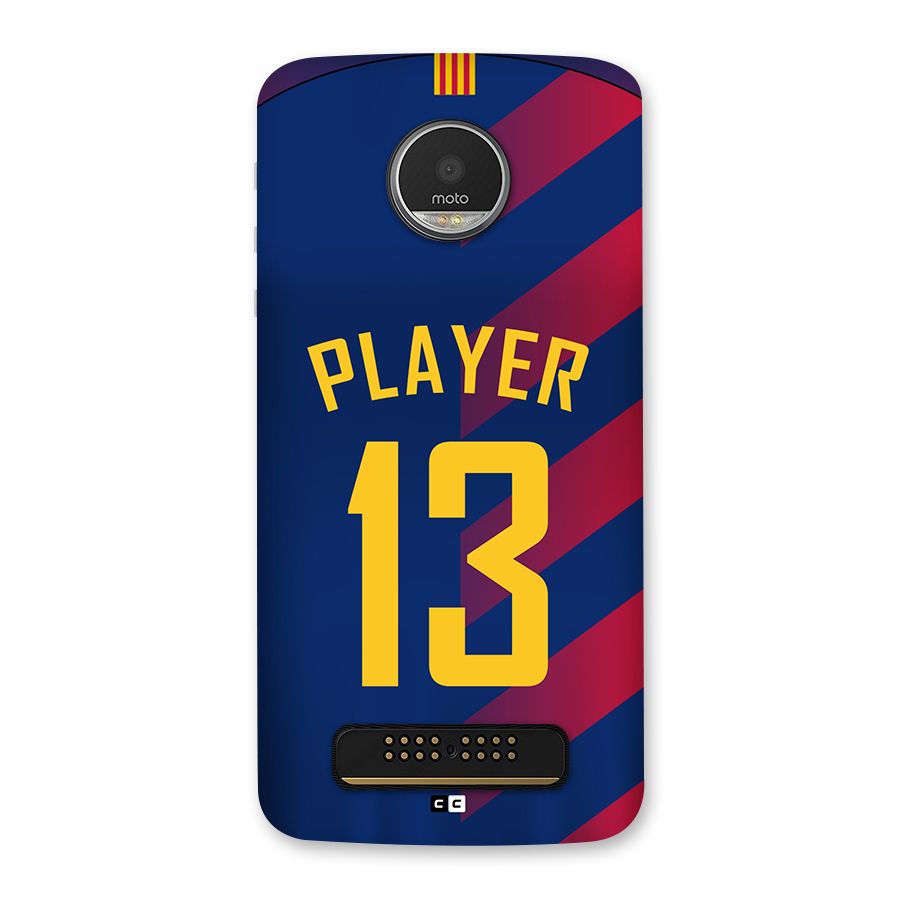 Player Thirteen Back Case for Moto Z Play