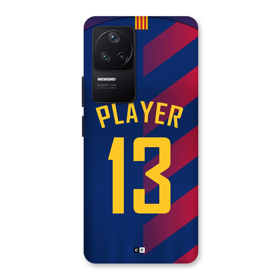 Player Thirteen Back Case for Poco F4 5G