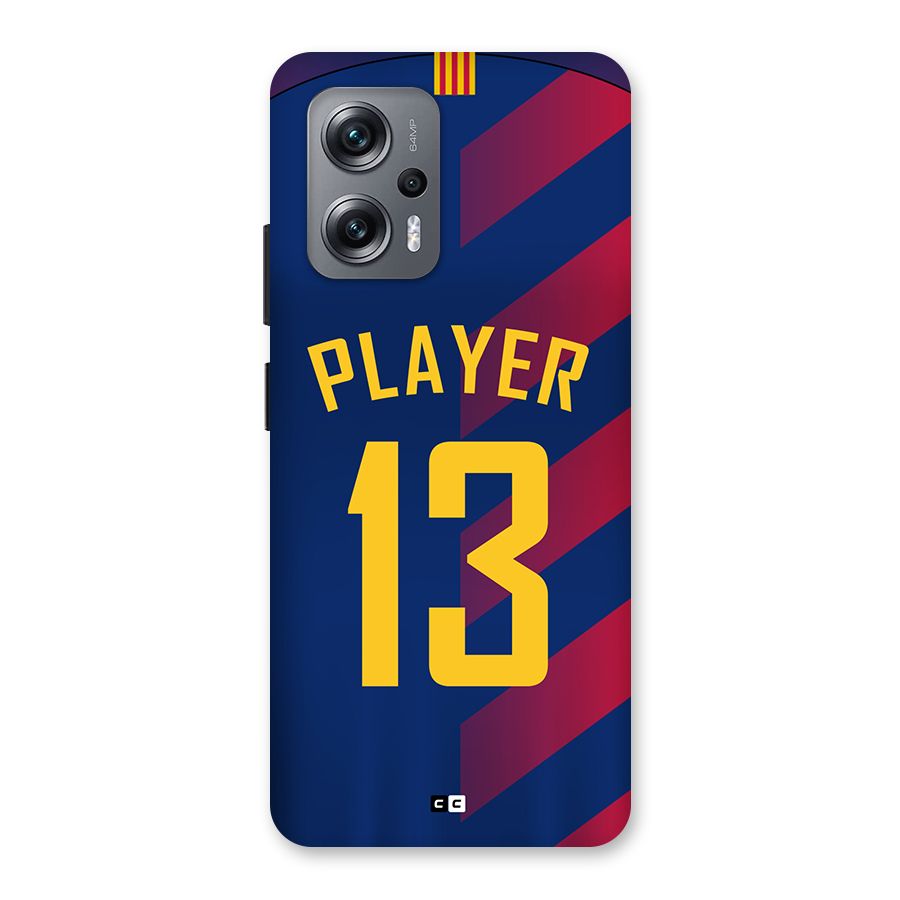 Player Thirteen Back Case for Redmi K50i