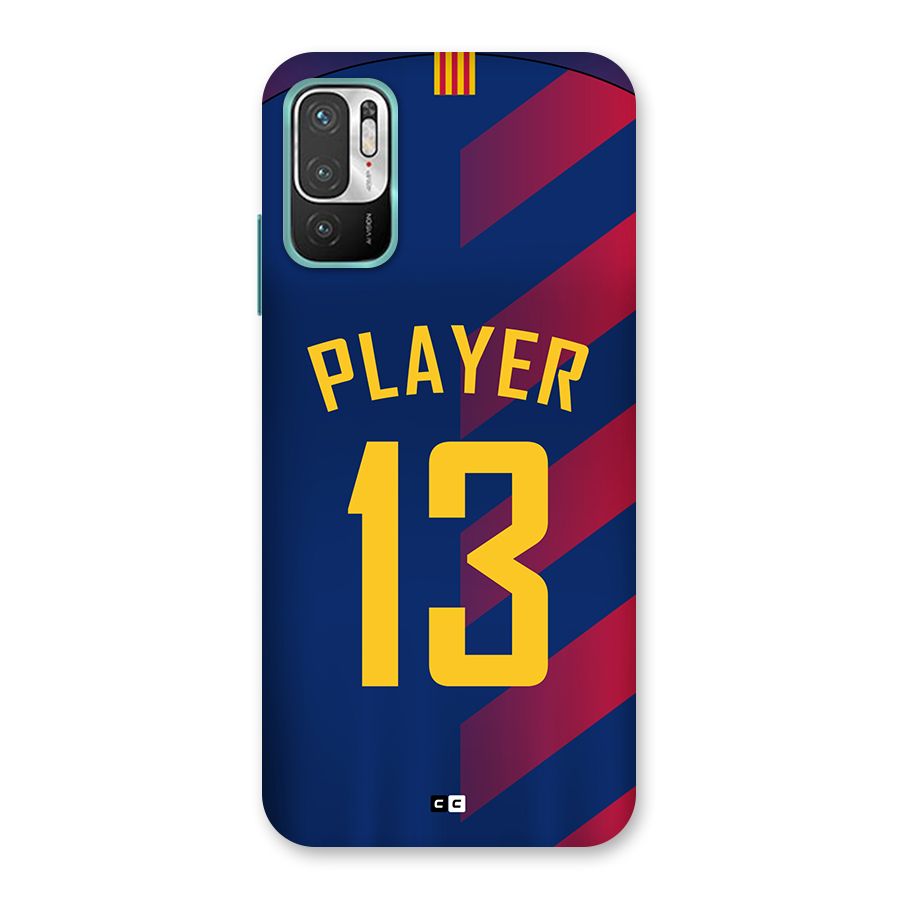 Player Thirteen Back Case for Redmi Note 10T 5G