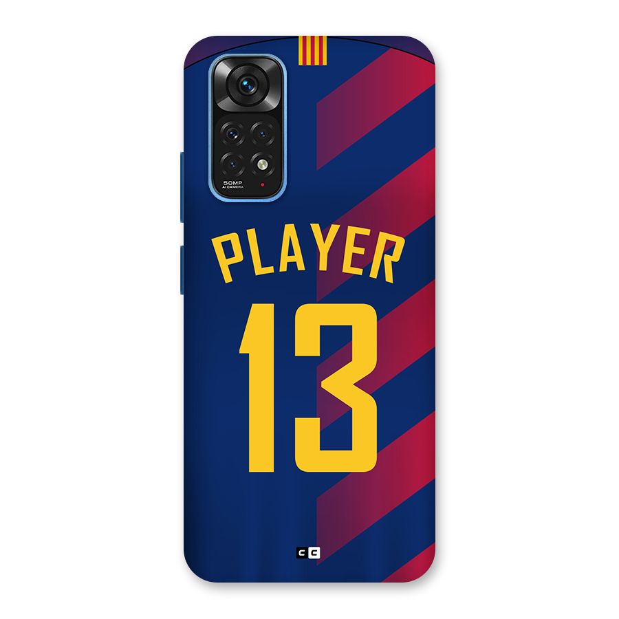 Player Thirteen Back Case for Redmi Note 11