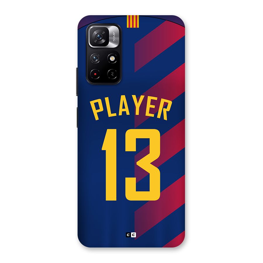 Player Thirteen Back Case for Redmi Note 11T 5G
