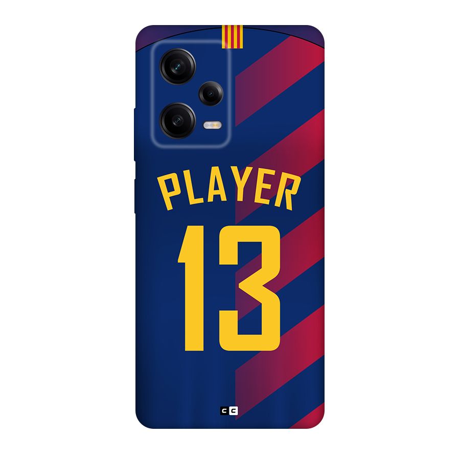 Player Thirteen Back Case for Redmi Note 12 Pro